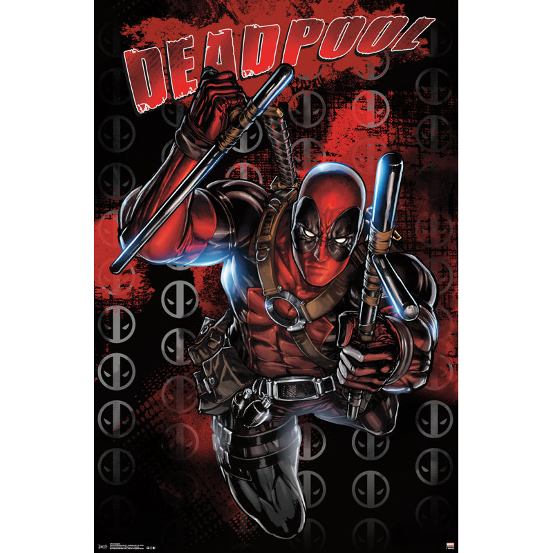 Impression sur papier deadpool