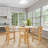 Toby Teak Round Solid Wood Dining Table