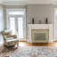 1 Panel Iron Fireplace Screen