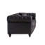 Canapé Chesterfield 85,5 po 3 places en tissu Tech