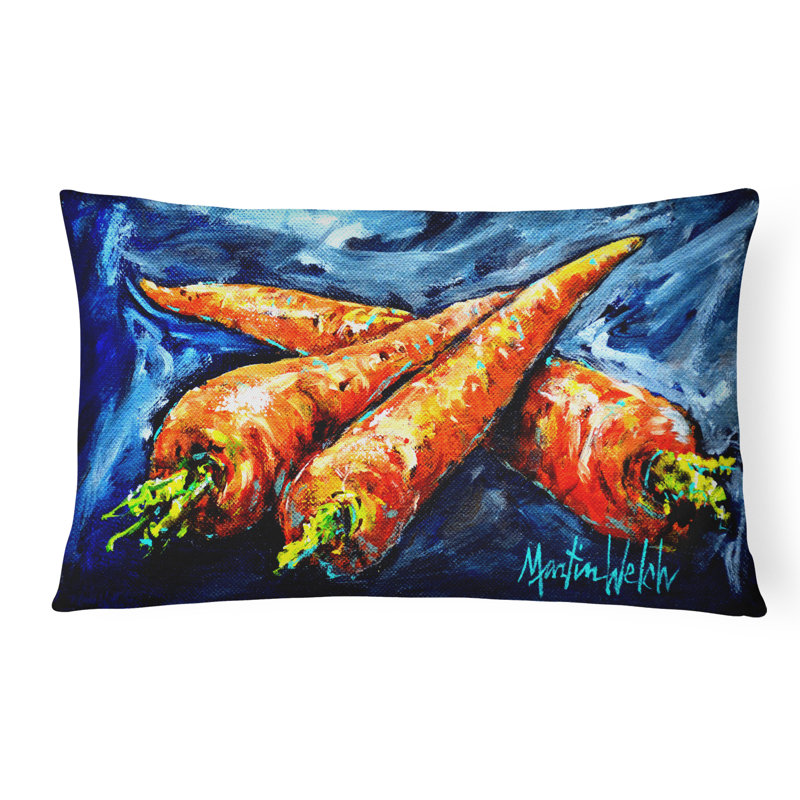 Multicolor Graphic Print Rectangular Indoor/Outdoor Pillow