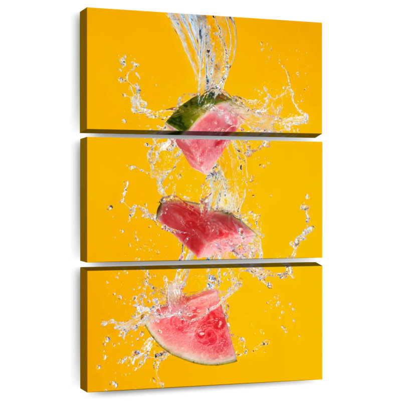 Yarlin Watermelon Splash, 45" H x 28" W