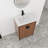 Kelvis 24'' Single Bathroom Vanity with Ceramic Top