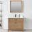 Jacklyn 37'' Single Bathroom Vanity with Quartz Top