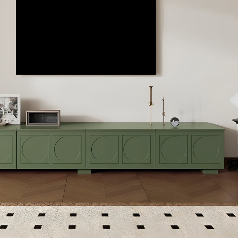 French Vintage Style Wood TV Stand