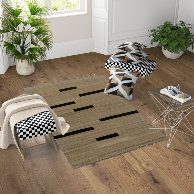 Jess Geometric Hand Woven 155cm X 205cm Area Rug