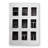 Windows Gray Architecture Outdoor Area Rug | Home Decor
