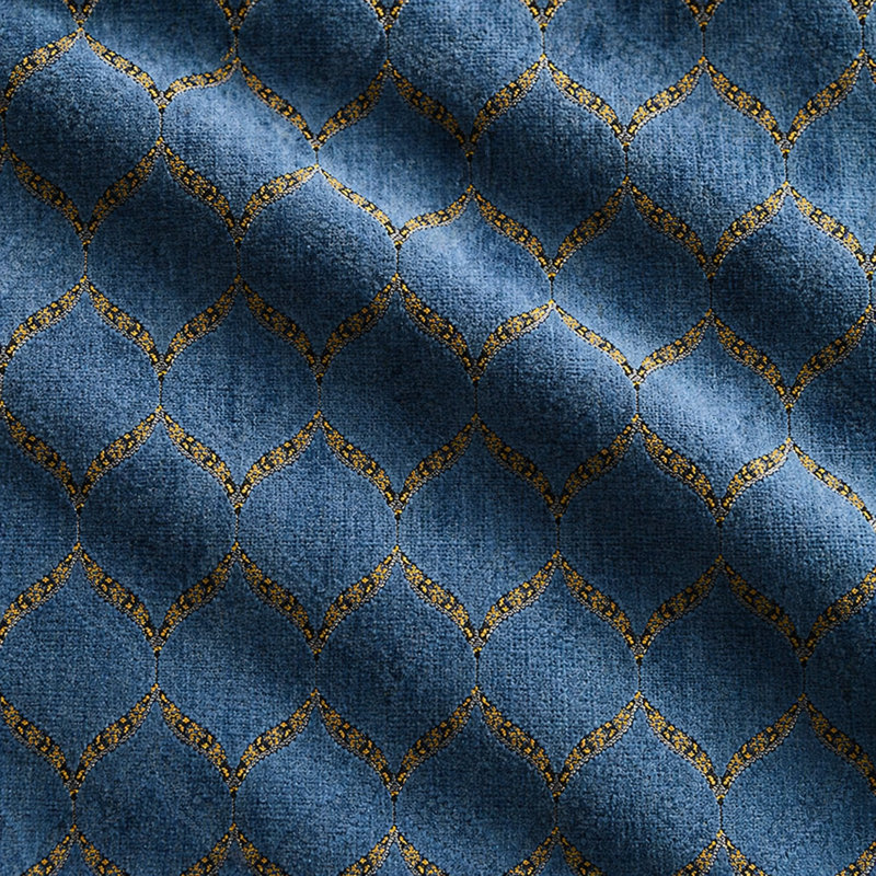 Medallian Velvet | Eliza Fabric, Royal