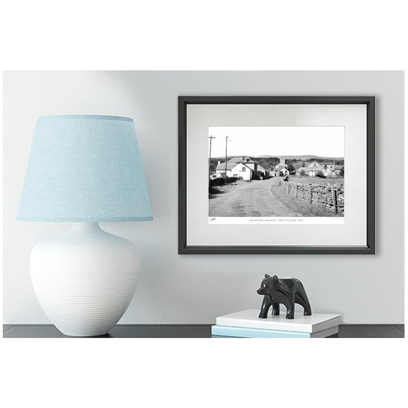 Bampton Grange, The Village 1952 by Francis Frith - Single Picture Frame Print, 28cm H x 36cm W x 2.3cm D