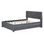 Lit plateforme tapissier avec lit gigogne-2131658545-2131658544