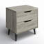 Table de chevet 2 tiroirs Wehr-250836633