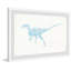 Will Patterned Dino - Single Picture Frame Painting-37753554