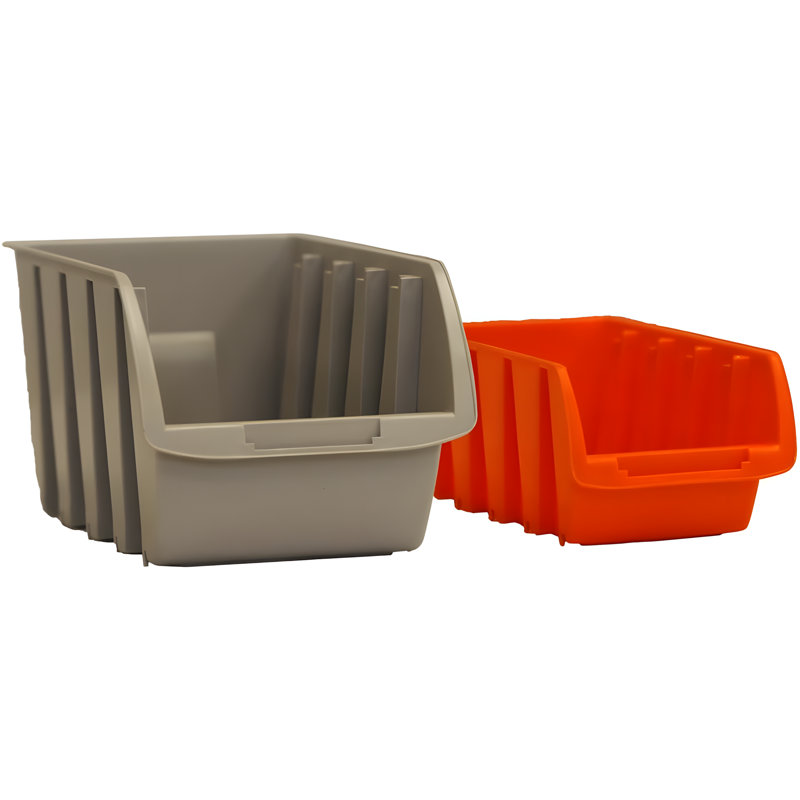 Dual-Sided Rolling Bin Rack With 94 Organizer Bins, 330 Lb Capacity, Mobile Storage Solution For Garage, Office, And Industrial Use