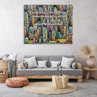 Artsy Quote By Matt Nathanson Gallery Wrapped Canvas