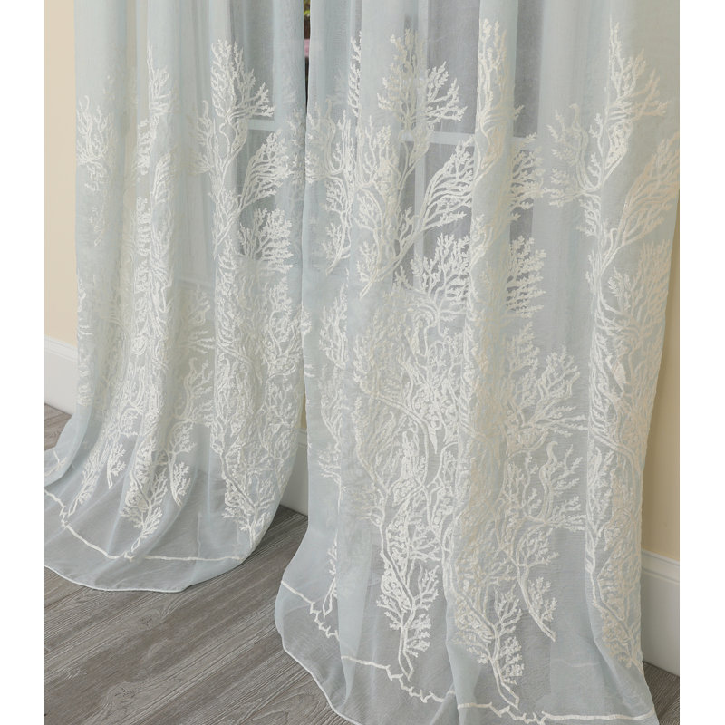 Knutson Semi Sheer Curtain Single Panel, 54" W x 84" L