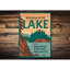 Enseigne de lac en aluminium-58619475