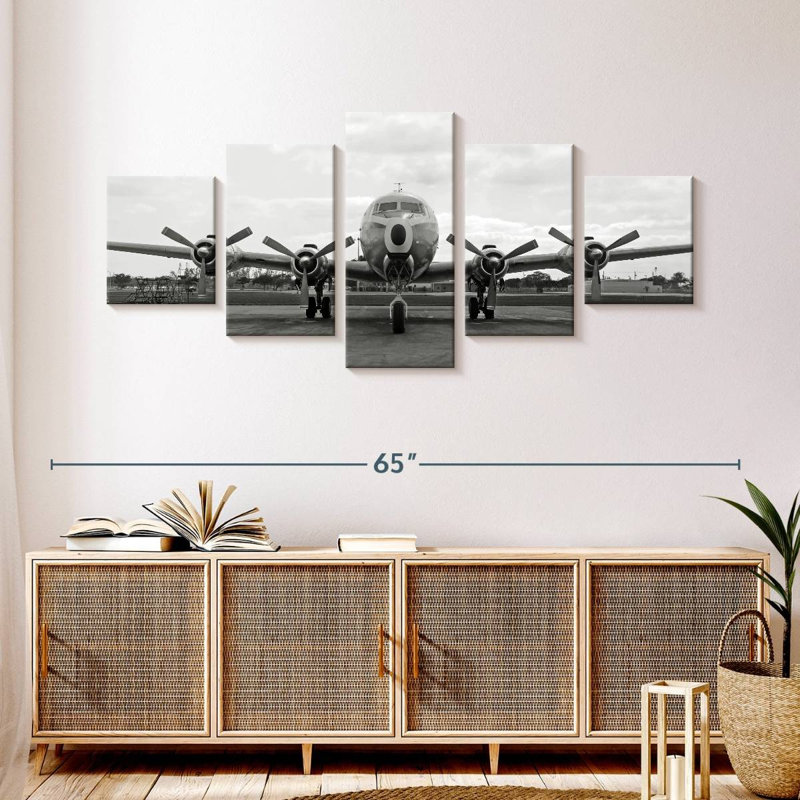 Airplane, 24" H x 55" W