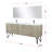Lancy 80 in W x 20 in D Double Bath Vanity Top and Mirror-113284441