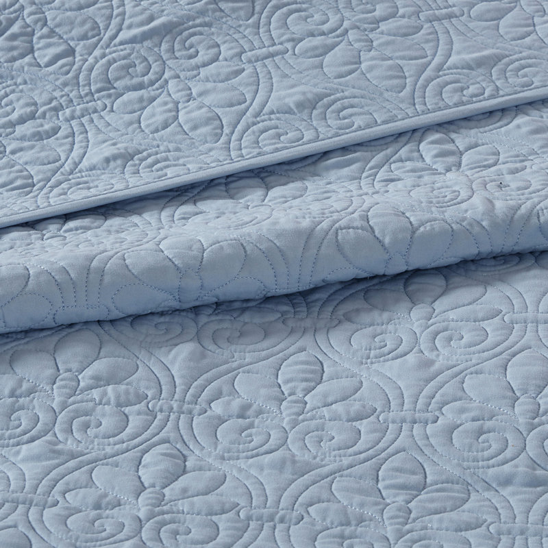 Literie réversible bleu très grand - avec un motif charmant surdimensionné pour une couverture idéale