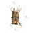 Steel Flush Mounted Sconce-70048075