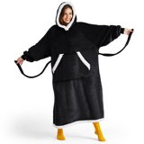 Bedsure Long Sherpa Fleece Wearable Blanket