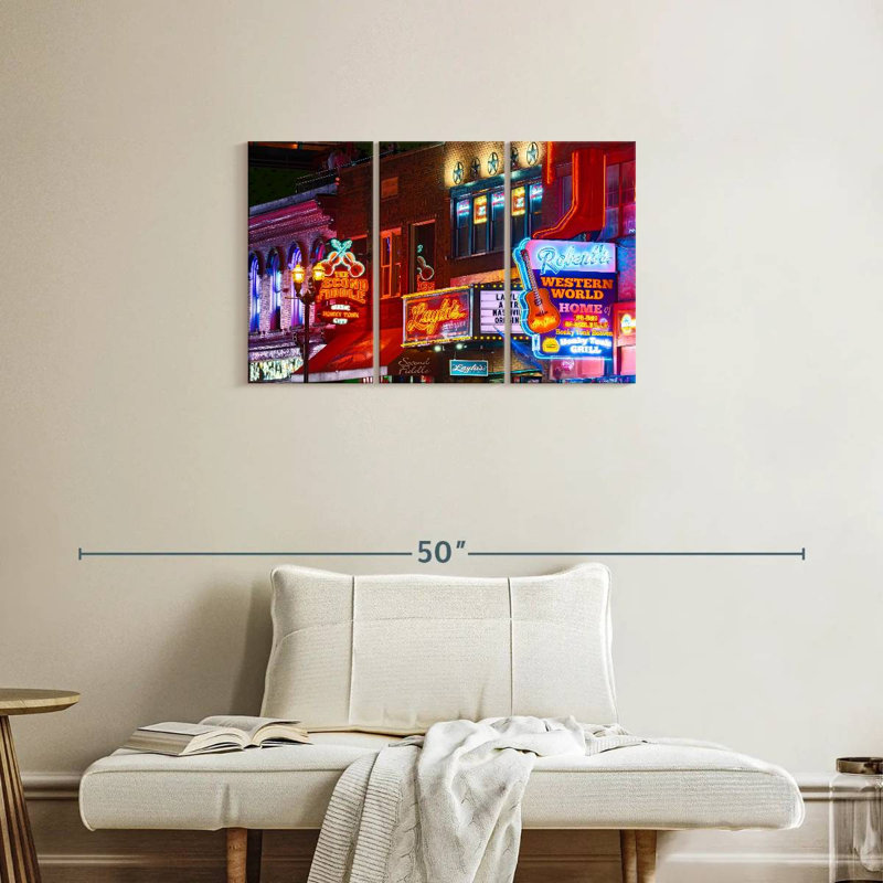 Sirci Nashville Neon Nights, H 20 po x l 33 po