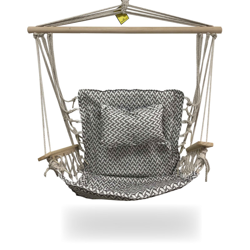 1 Person Chair Hammock, Gray/White