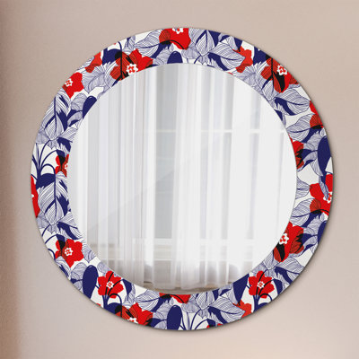 Huldar Glass Flat Wall Mirror
