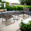 Ensemble 3 pièces de mobilier de patio