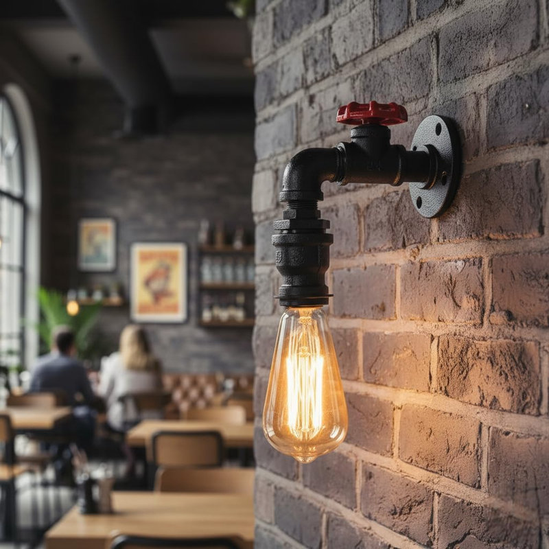 Armed Sconce, Black