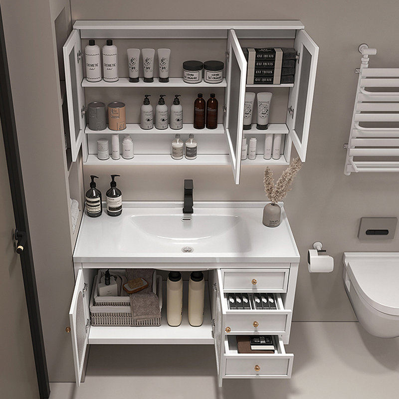 Modern light luxury vanitie bathroom cabinet
