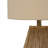 Table Lamp  - 22"H,, Brown Rope