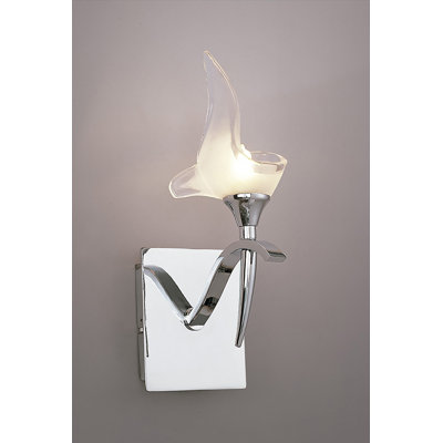 Kingsler 1-Light Dimmable Silver Wallchiere