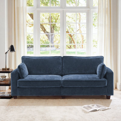 80.71'' Upholstered Square Arm Standard 3-Seater Sofa