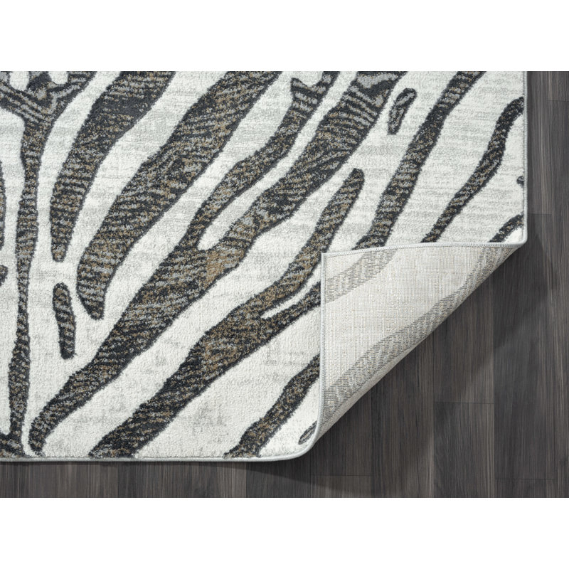 Tapis à motif animalier Harbourside, Rectangle 4 pi x 6 pi
