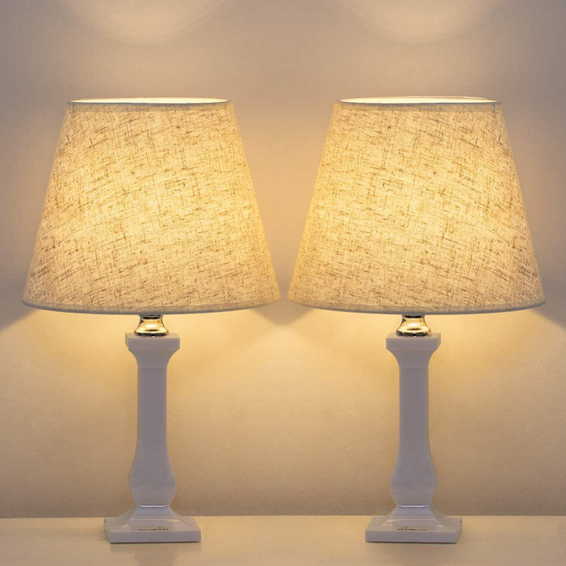 Acrylic Table Lamp, White
