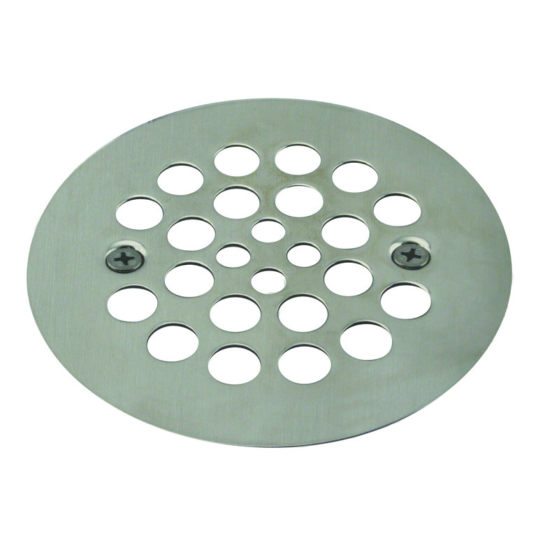 Couvercle de drain de douche en laiton 4-1 / 4 "de diamètre extérieur, Acier inoxydable