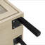 Étagère à chaussures en rotin 3 portes, armoire de rangement pour chaussures moderne autoportante, pour vestibule-131248187