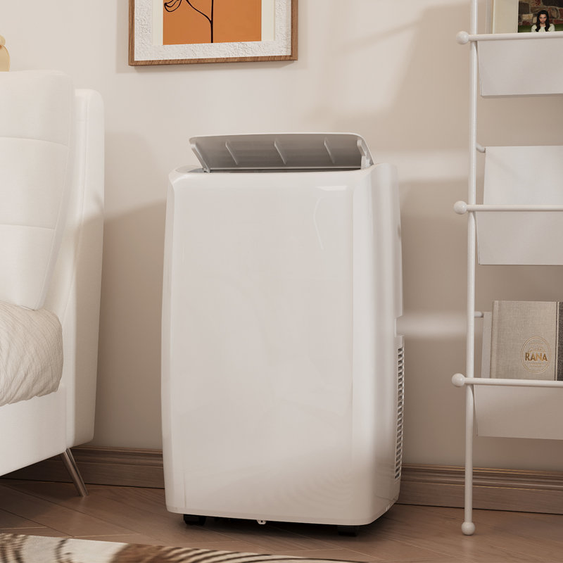 Climatiseurs portatifs 14 000 BTU, climatiseur portatif 4-en-1 silencieux avec mode froid / sommeil / sec / ventilateur, refroidit la pièce jusqu'à 750 pieds carrés, télécommande et panneau de contrôle, minuterie 24H, faible bruit, ensembles de fenêtre inclus