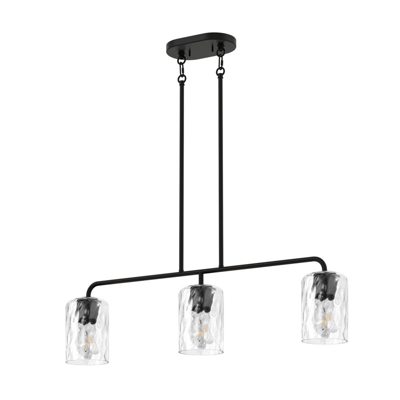 Abat-jour cylindrique en verre 1,6 po