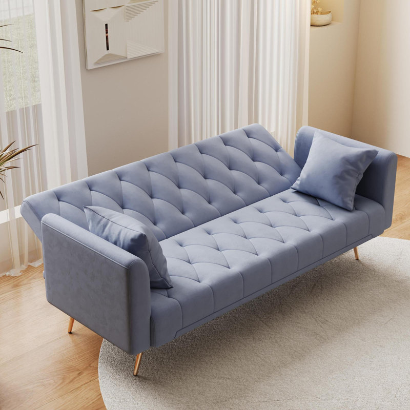Soft and cosy tufted upholstered Futon Sofa