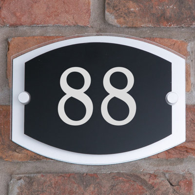 Sigfried 15cm H Plastic House Number