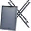 Desai Tray Top Cross Legs End Table