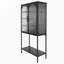 Armoire en métal noir avec portes Andreco