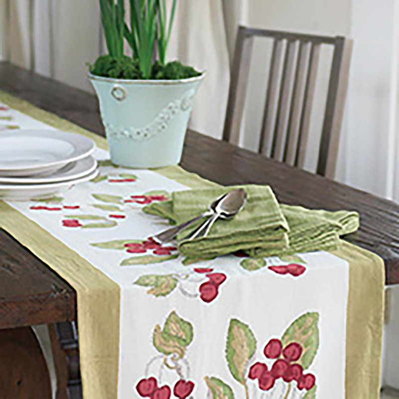 Cherry Table Runner, 16" W x 90" L