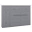 Grand lit escamotable mural avec armoires