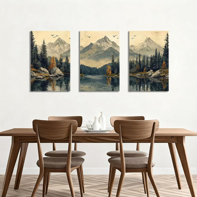 3 Piece Wrapped Canvas Print