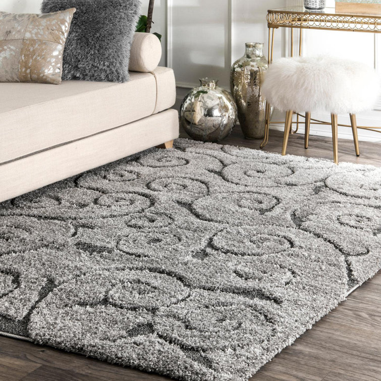Tapis gris foncé Kaylyn
