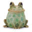 Grenouille de jardin en terre cuite assise (ensemble de 4)