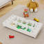 Table de jeu 2 en 1 et organisateur de jouets escamotable compatible avec les blocs de construction, les cloisons amovibles et le bureau double (38 po x 18,7 po x 5,9 po)